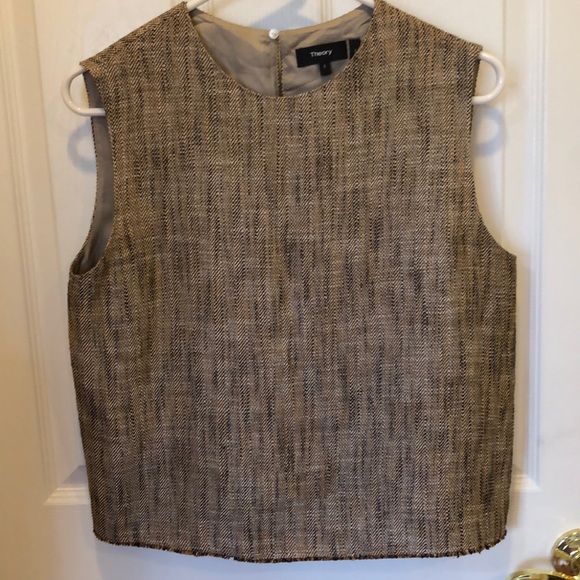 Theory Tops - Tweed Theory sleeveless blouse